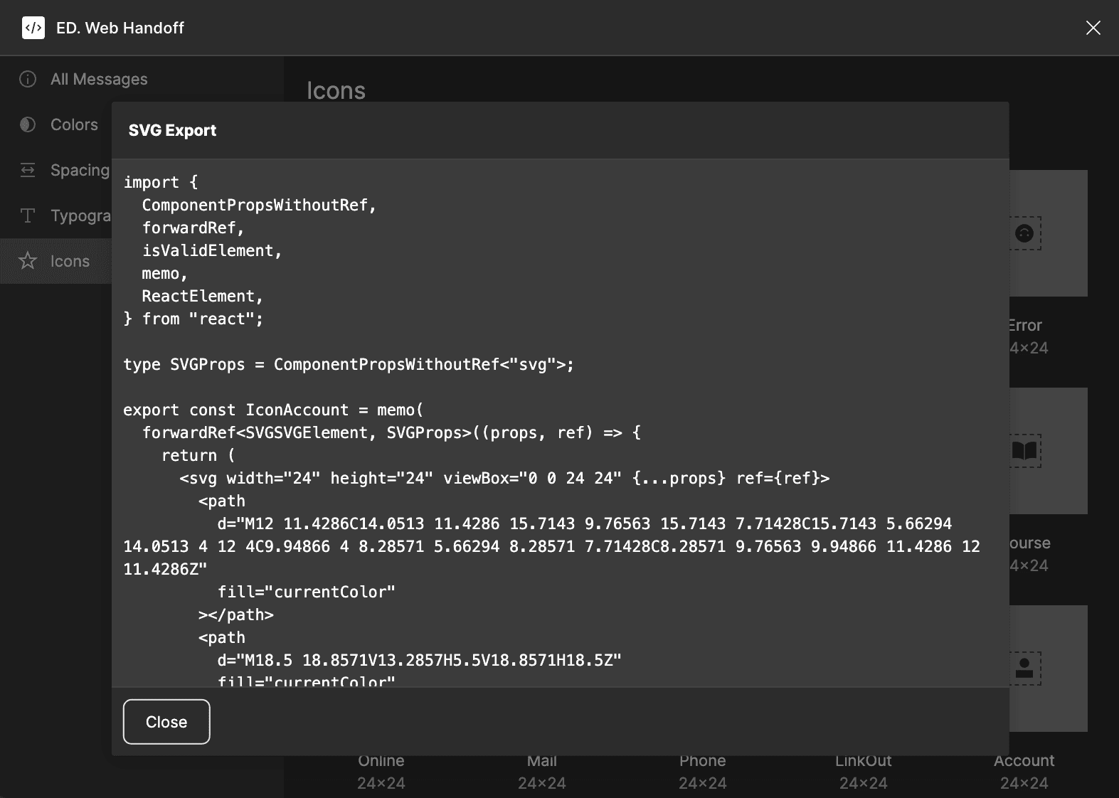 Code Export